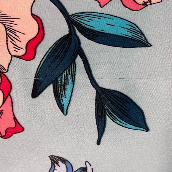 Lane Bryant X Fast Roma vintage flora midi dress size 26 - Picture 12 of 16